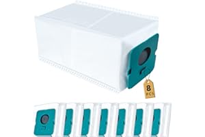 ‎NIXOOT NIXOOT 8 Stück VCA-ADB952 Staubbeutel für Samsung Bespoke Jet Pro Extra/Complete Extra/complete/Pet Akku Handstaubsauger Clean Station, 2.5L große Kapazität beutel All in One Clean Station Ersatzteile
