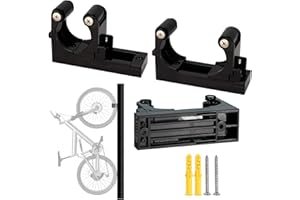 GDOKKNY 2 Pcs Bike Wall Mount Storage for home, Adjustable Bicycle Clip Hook for Basement or Garages, Wall Race Save Space and Easy to Hold Exhibition