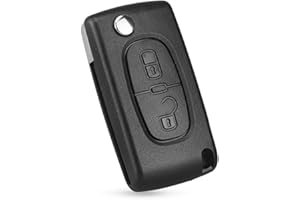 Heart Horse 2 przyciski CE0536 etui na kluczyki samochodowe zamiennik dla Peugeot Partner 107 207 307 307S 308 407 607 obudowa kluczyka samochodowego, Citr0en C2 C3 C4 C5 C6 C8 etui na klucze z