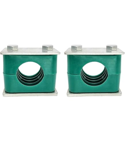 Vogueing Tool Plastic buisklemmen 22 mm buitendiameter buisklemmen standaard twin/dubbel houdt hydraulische buisklem voor buislijnbevestiging ( Pack van 2