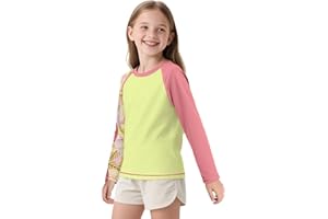 ANGEL CITIZ Jungen Kurzarm Rundhals Badeshirt UV Kinder Rashguard UPF 50+ Schwimmshirt Kinder 125-155
