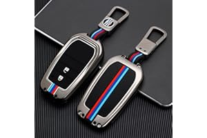 通用 Otai Cubierta de Llave de Coche de Aleación de Zinc Caso Compatible con Toyota CHR RAV4 Auris Camry Corolla Land Cruiser Carcasa de Llave de Coche Remota (Color Mate 2 Botones)