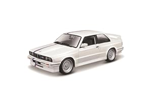 Burago- BMW M3 (E30) May Cheong GROUP-BBURAGO-1/24 1988-Biały-Pojazd dziecięcy od 3 lat-21100W, 21100W, Biały