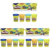 Play-Doh 4'L&uuml; &Ccedil;ocuk Oyun Hamuru 3l&uuml; paket