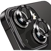 Enfein iPhone 15/15 Plus İle Uyumlu CmCov Kamera Lens Koruyucu Kolay Tak &Ccedil;ıkar Ergonomik İnce Tasarım Kırılma Ve &Ccedil;izilme &Ouml;nle