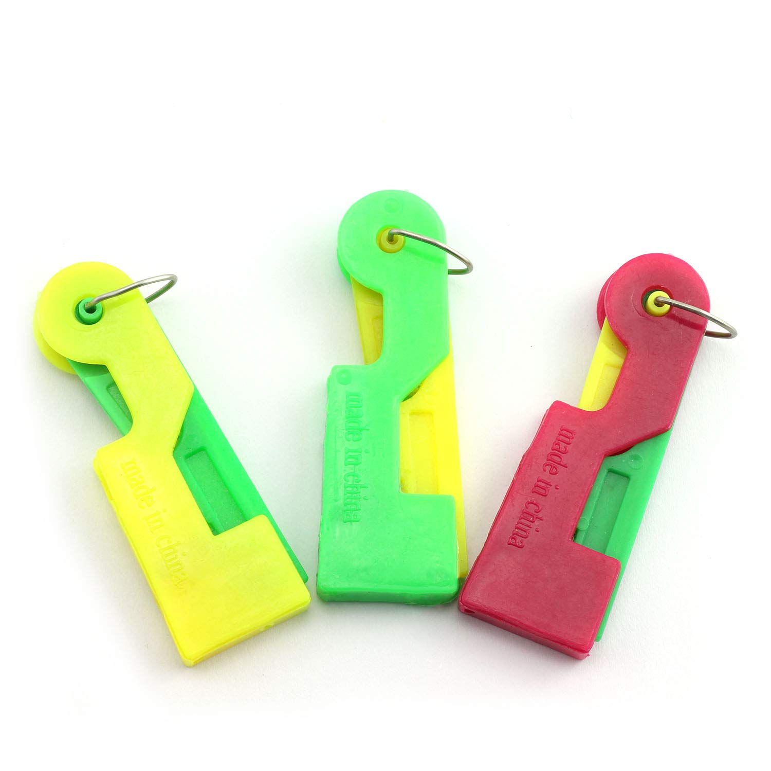 HUNCHA Automatic Sewing Needle Threader Device for Hand Stitching and Sewing Machine, Tailoring and Sewing Kit Tool, Multicolor, Pack of 2