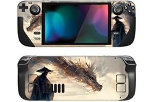 PlayVital Full Set Schutz Skin Decal für Steam Deck LCD, Custom Stickers Vinyl Decal Folie Faceplates Klebefolie für Steam Deck OLED Handheld Gaming PC–Begegnung des Wolkenwanderers
