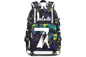 FANwenfeng Fußballer Spieler 7 leuchtender Multifunktions Rucksack Reisestudenten fans Lumineszenz Büchertasche für Männer Frauen