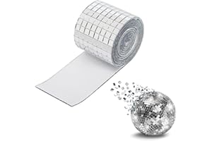 XUKZIMA 1800 Pcs de Azulejos Mosaico Espejo Cuadrado Mosaico de Cristal para Cocina Baño Restaurante Hotel Pegatinas de Azulejos de Mosaico Vidrio Cuadrados Plateado