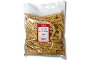 SKYGOLD Finest Millet Spray for Birds 1kg - Small Parrot & Budgie Treats, Balanced & Healthy Cage & Aviary Millet for Budgies