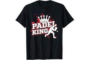 REGALI DIVERTENTI DI PADEL Padelista Regalo Padel Tennis Padel King Re Del Padel Maglietta