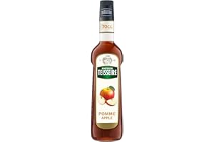 Sirop de Pomme Mathieu Teisseire, pour boissons, cocktails avec ou sans alcool, sodas, bouteille de 70cl