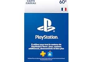 Carte Cadeau PSN (PlayStation Store) | 60 EUR | Compte français | Code de téléchargement (PS5/PS4/PS3)