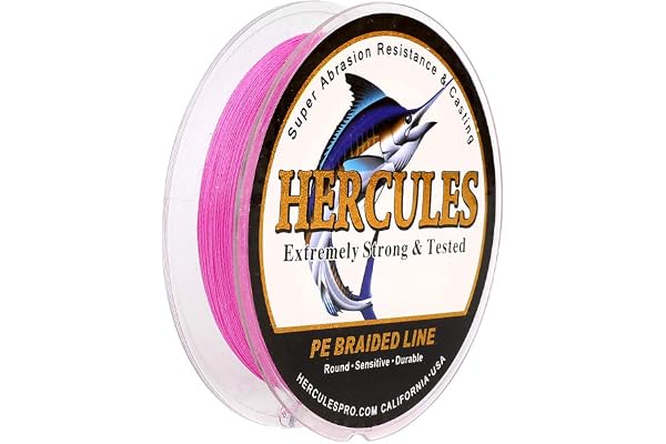 Hercules Super Strong 100 m-2000 m Flätad fiskelina 6 lb - 100 lb Saltvatten-sötvatten PE Flätad fisklinjer Test 4 strängar