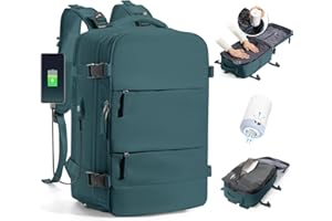 BJLFS Plecak podróżny Ryanair 40x30x20,duży plecak podróżny dla kobiet, torba kabinowa Easyjet 45x36x20 bagaż kabinowy na co dzień, wodoodporny plecak sportowy na świeżym powietrzu