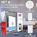 Produktbild Smart Home Alarmsystem mit Kamera (HD), Rauchwarnmelder, Bewegungsalarm, Tür- BZW. Fensteralarm von Multi Kon Trade I Alexa kompatible Alarmanlage Haus Funk W-LAN SD Karten Slot (FO1402 Set 4)