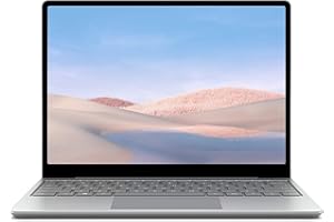 Microsoft Surface Laptop Go (Windows 10, écran tactile 12,45", Intel Core i5, 8 Go RAM, 256 Go SSD, clavier AZERTY français) - Platine - L'ordinateur portable Surface le plus léger