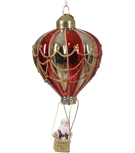 Decorazione natalizia Noelle mongolfiera con regali