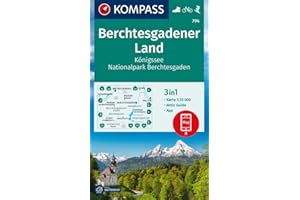 KOMPASS Wanderkarte 794 Berchtesgadener Land, Königssee, Nationalpark Berchtesgaden 1:25.000: 3in1 Wanderkarte mit Aktiv Guide inklusive Karte zur ... in der KOMPASS-App. Fahrradfahren. Skitouren.