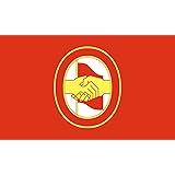 magFlags Flagge: Large Sozialistischen Einheitspartei Deutschlands (SED), DDR bis 1990 | Querformat Fahne | 1.35m² | 90x150cm » Fahne 100% Made in Germany