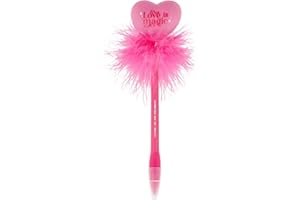 Legami - Penna a Sfera con Cuore Luminoso, Love is Magic, Inchiostro Rosa, Penna Led per Scrivere per Bambini e Adulti, Punta da 0,7 mm, Cuore