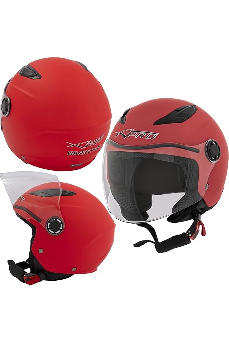 Casco Mezzo Jet Tedesco - Omologato DOT ECE Per Moto E Scooter