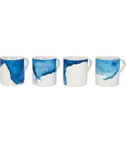 Scion Living X Keith Brymer Jones – Set Di 4 Tazze Da Caffè Mr Fox – Ceramica – Multicolore – Lavabili In Microonde E Lavastoviglie – Confezione Regalo - 3