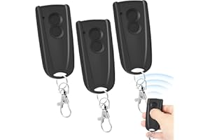 LUIRSAY 3 Stück Handsender für Hörmann, Garagentoröffner für EcoStar RSC2-433, RSE2-433, RSZ1-433 433,92MHz 2 Kanäle, Handsender für Hormann EcoStar Liftronic 500/700/800 für Portronic D2500/D5000/S4000
