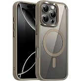 Minesk iPhone 16 Pro Max i&ccedil;in SUPER-CRYSTAL Magsafe ile Uyumlu Kılıf Arkası Kristal Berraklığında Cam G&ouml;r&uuml;n&uuml;m Kenarları Darbe