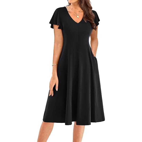 GRACE KARIN Donna Vestito Senza Spalle Colletto da Barca Tubino Slim