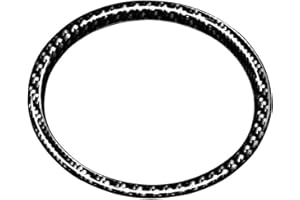 MENGZHONGYAO Couverture de bague de garniture de panneau de volant de voiture adaptée for BMW MINI Cooper S F54 F55 F56 F57 F60 Clubman accessoires d'autocollant de Modification de voiture Couvre Vola