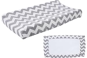 MURMAN Funda Para Cambiador Bebe, Funda Para Cambiador De Pañales De Bebé De Algodón, Sábana Cambiador Lavable Para Bebés Niños Y Niñas, Fundas Para Cambiador De Mesa Con Patrones De Estampado Lindos