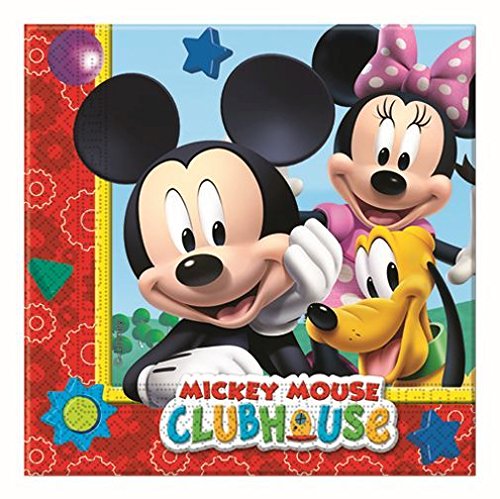 Procos 10108580B – Kinderpartyset – Disney Mickey Mouse – Playful Mickey, Größe S, 37-teilig - 4