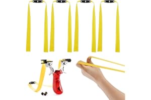 XoeLLe 4 Stück Steinschleuder Gummi Profi, Gummiband Slingshot Schleudergummiband Schleuder Ersatzgummi Extra stark, Ersatzgummi Gummibändern Handgröße für Outdoor Jagd Zielspiel Sling Shot