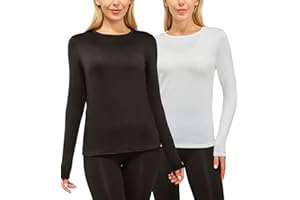 CL convallaria Ropa Interior térmica para Mujer, Ropa Interior Funcional, termoactiva y Transpirable, Forro Polar Interior, Ropa Interior de esquí, Ropa Interior térmica Suave