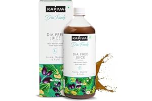 Kapiva Dia Free Juice, 1L | Clinically Proven Diabetes Care | Amla, Karela, Jamun, Guduchi & 7 More