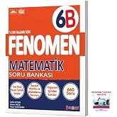 Fenomen Yayıncılık 2025-2026 6. Sınıf Matematik Soru Bankası B Seviyesi G&uuml;ncel M&uuml;fredat Video &Ccedil;&ouml;z&uuml;m
