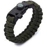 Tactical Paracord Multi-Purpose 5 in 1 Camper Bracelet-1