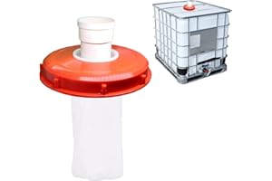 WOOLUCK Filtre À Couvercle IBC, Accessoires De Réservoir IBC Couvercle De Filtre en Nylon 245mm, Accessoires de Réservoir d'eau IBC avec Filtre en Nylon Lavable, pour Réservoir À Eau De Pluie IBC