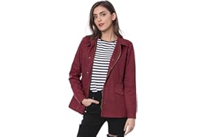 Allegra K Chaqueta utilitaria ligera con bolsillos con solapa en la cintura con cordón para mujer