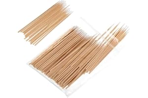 ANCLLO Lot de 500 cotons-tiges pointus avec manche en bois pour maquillage et nettoyage des bijoux