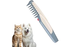 ZOOCCO Lifweb Mataway E-Comb, Glosrity Mataway E-Comb, 2 In 1 Pet Electric Combs for Dogs Cats (1pcs)