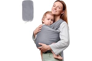 HEALIFE Tragetuch Baby Neugeboren - Ergonomische Baby Trage ab geburt (5–20 kg) aus Bio-Baumwolle, Kompakt & Schnell Angelegt - Entwickelt vom Deutschen Familienunternehmen, ideal für neugeborene und babys