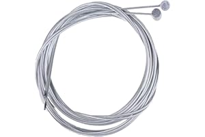 PaulStore 2Pcs Barrel Nipple Bike Brake Cable Inner Wire Set Galvanised Steel 2mt