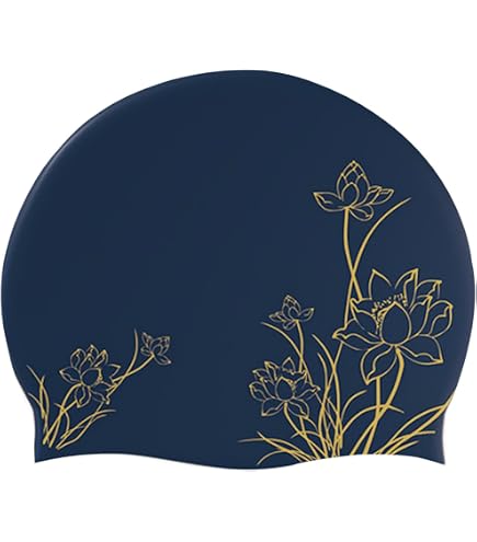 Bonnet De Piscine Femme Silicone - Longueurs, Cheveux Mi-Longs | Anti-Fuite Et Confortable