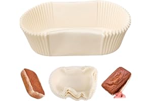 DAGLLGEW Loaf Tin Liners 40Pcs Loaf Pan Liners 2lb Non-Stick Baking Paper Loaf Pans Disposable Cake Tin Liners Heat-Resistant Rectangular Bread Pan Liners for Baking Breads Kitchen Tools