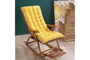 HOOWARM Coussin Bain de Soleil Lounge Rocking Chair Coussin Transat de Jardin Coussin Transat Fauteuil Relax Lounge épais Pad Coussin de Chaise Longue de Patio Doux Matelas ( Color : V , Size : 48*122CM )