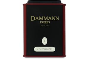 Pasticceria Passerini dal 1919 Dammann Fruits Rouges - Thé Noir aux Fruits Rouges, boîte 100g - Dammann Frères
