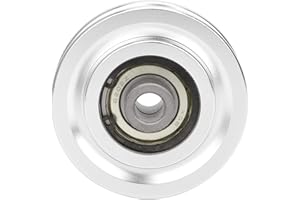 Entatial Riemenscheibe aus Aluminiumlegierung, tragbare Riemenscheibe, Kraftriemenscheibe, Krafttrainingsriemenscheibe, Ausrüstungszubehör aus Aluminiumlegierung für Fitness(Durchmesser 70mm)