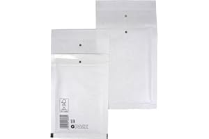 Global Pack Luftpolsterumschlag, gepolsterter Umschlag, UMSCHLAG 1/A, 120 x 175 mm